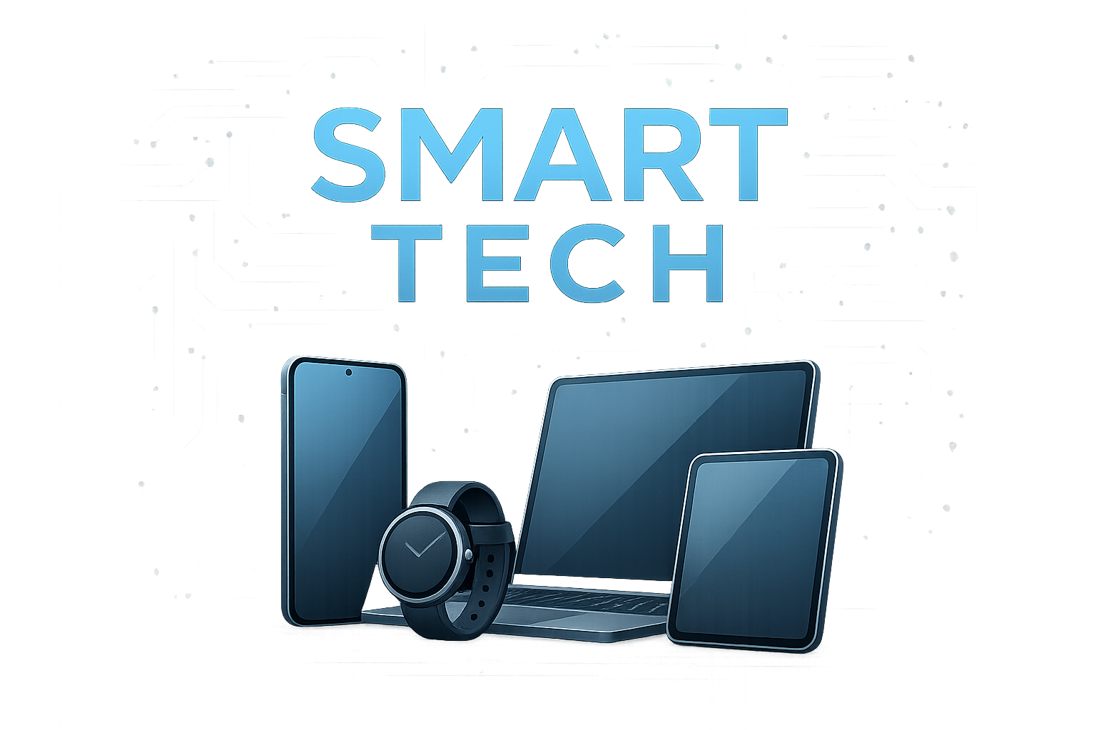 generate a image for a comapny called smart tech wehre i sell electronic products
